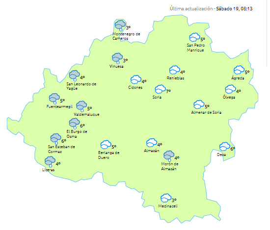 Se mantiene la inestabilidad en Soria