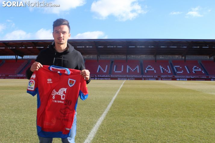 Cristian Ganea, nuevo jugador del CD Numancia. SN