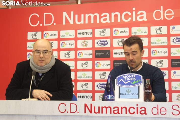 López Garai, en rueda de prensa.