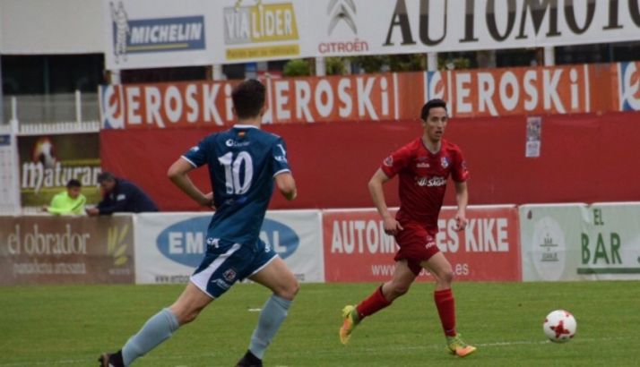 Javi Duro, con el Calahorra. CD Calahorra 