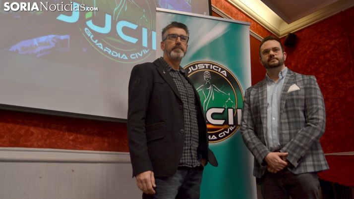 Jiménez (izda.) y Marco, este viernes. /SN