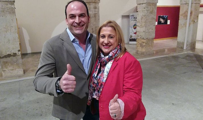 Cobo, junto a De Gregorio esta noche de jueves. 