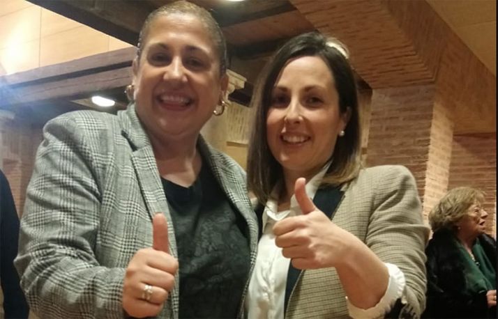 Machín (dcha.) con De Gregorio este miércoles. 