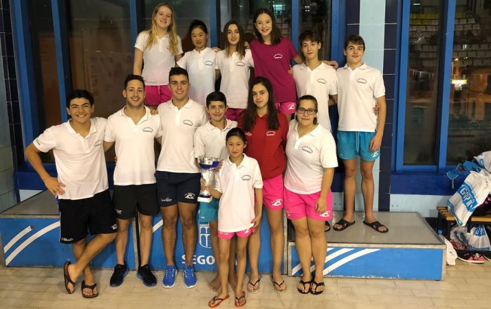 Magistral intervención del Natación Soriano en Segovia
