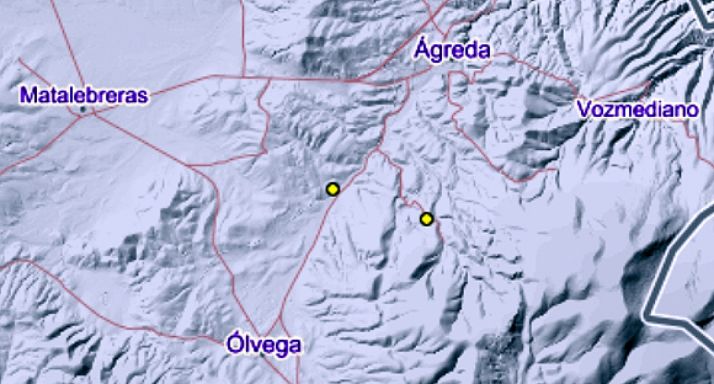 La localización de los seismos. /IGN