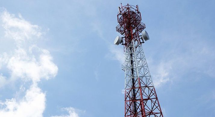 Un poste repetidor de TDT. 