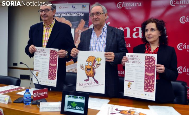 Beatriz Martínez, Amador Frías y Samuel Moreno en la presentación del concurso. /SN