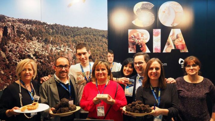 Una imagen de la presencia soriana en el evento internacional este lunes. /Dip.