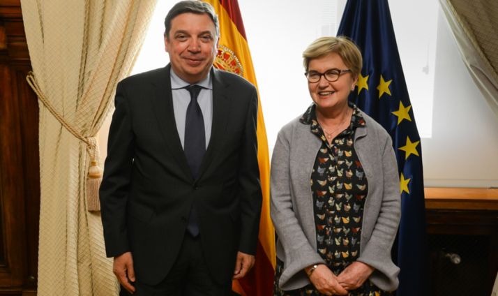 Luis Planas e Isaura Leal. /MAPA