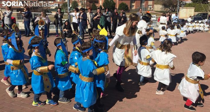 Una imagen del carnaval en el CEIP Gerardo Diego. /SN