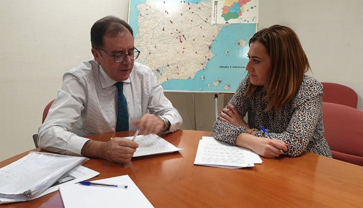 Virginia Barcones y Ángel Luis Ortiz. /SdG