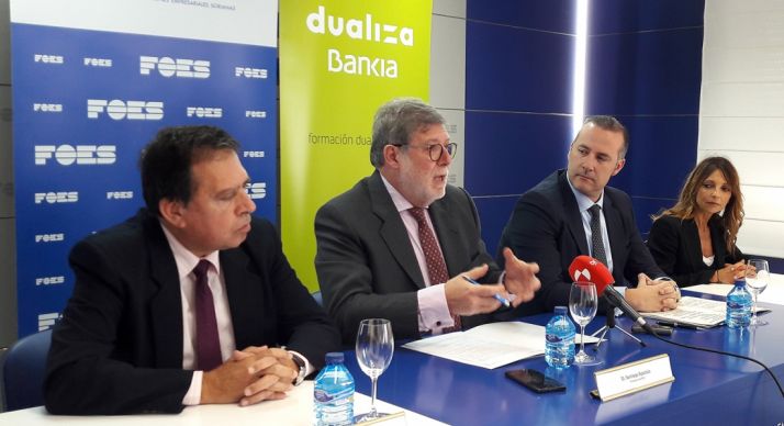 Barrio (izda.), Aparicio, Torres y Rodríguez. /FOES