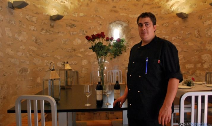 Víctor Luengo, regente de La Sinagoga en Ágreda. 