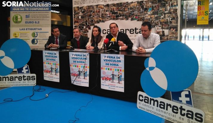 Presentación de la VII Feria de Vehículos de Ocasión de Soria. 