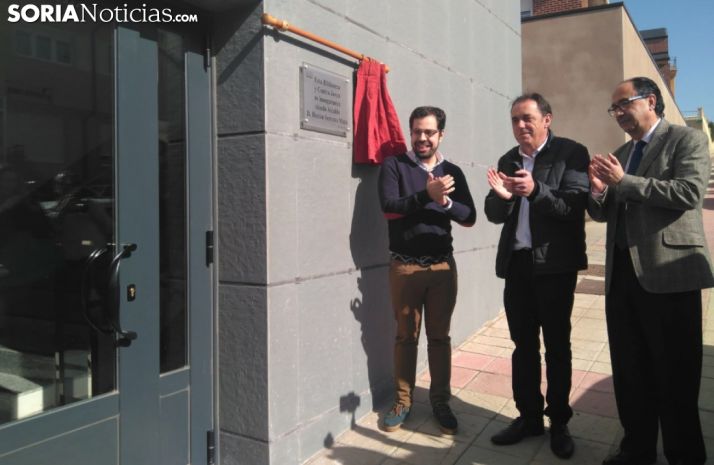 Inauguración de la biblioteca y el Centro Joven de Golmayo. /SN