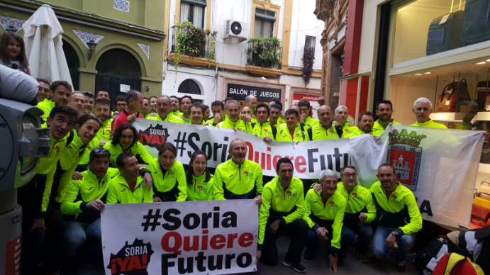 La Soria Ya, viaja a Sevilla y se cuela en el homenaje a Abel Antón