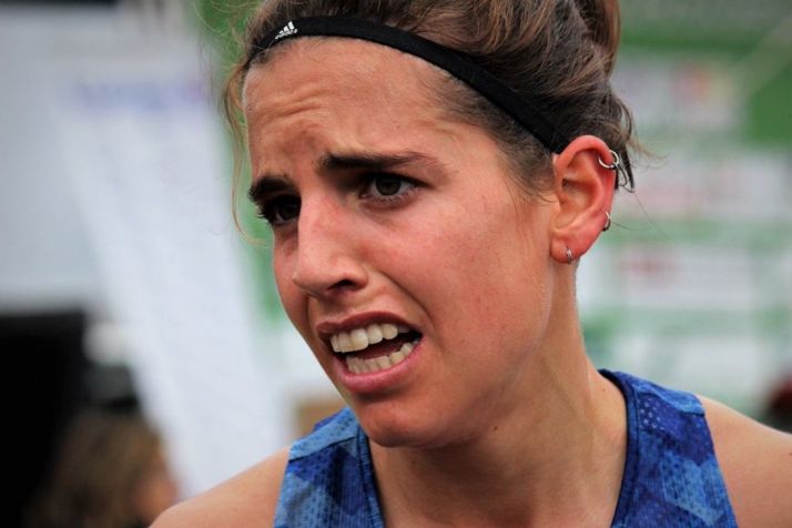 Marta Pérez, en el XXV Cross Internacional de Soria. Federación de Atletismo de Castilla y León