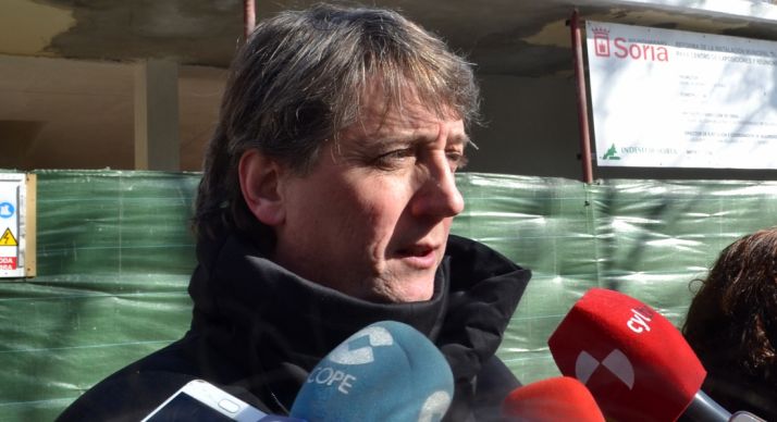 El alcalde, este viernes en la Dehesa. /SN