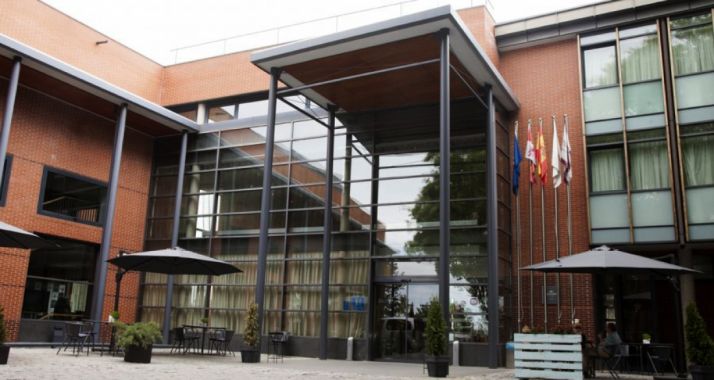 Entrada principal al parador Antonio Machado. /PN