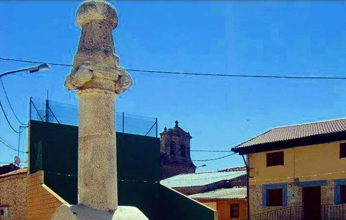 Una imagen de la columna. 