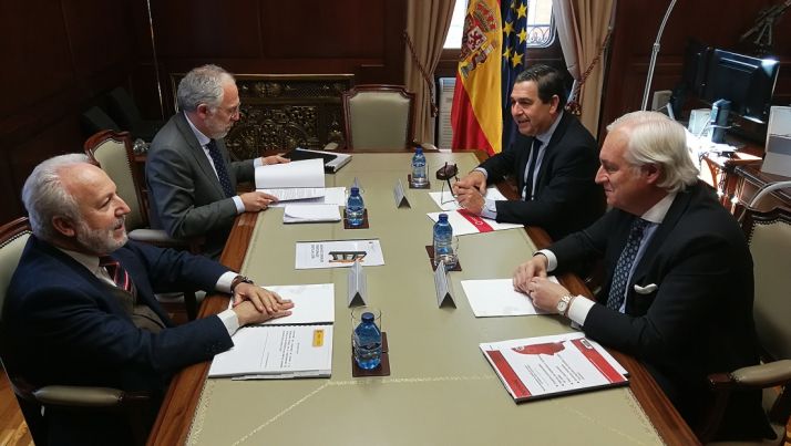 Una imagen de la reunión este viernes. /TSJCyL