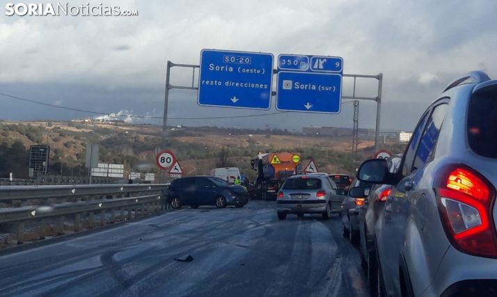 Accidente en la variante. 