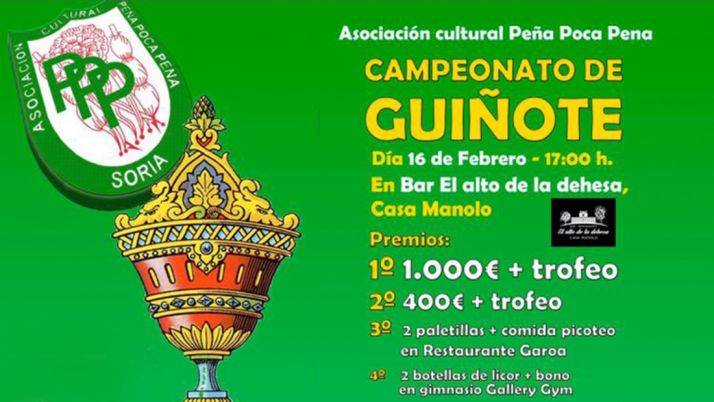El sábado, campeonato de guiñote de la Poca Pena