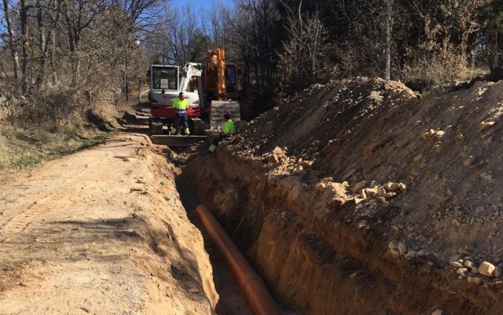 Las obras de pavimentación de Pedrajas incluyen una mejora de la red hidráulica