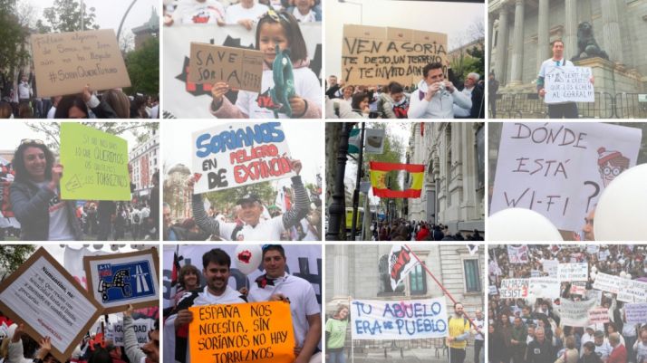 Galería: Los mejores carteles de la manifestación de la España Vaciada