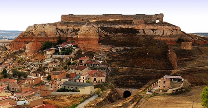 Imagen del castillo de San Esteban de Gormaz. 