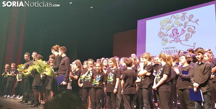 Los jóvenes intérpretes en La Audiencia esta noche. /SN