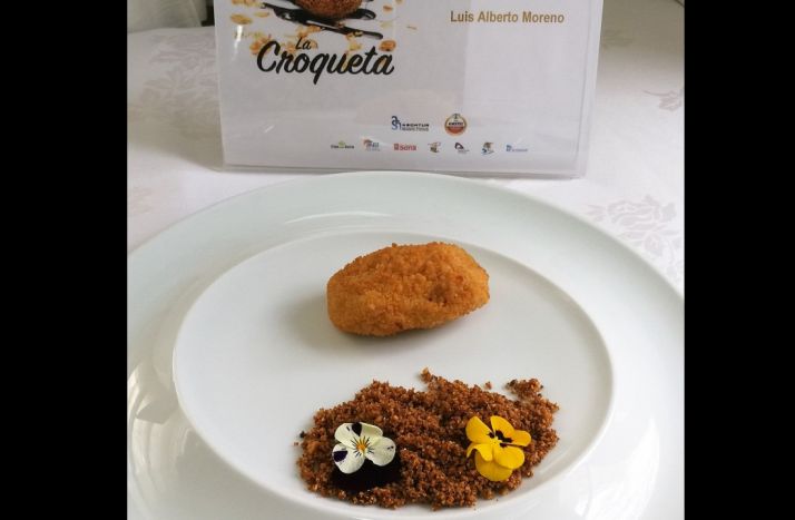 La croqueta amateur de Luis Alberto Moreno, ganadora del concurso previo, también podrá ser degustada. /ASOHTUR