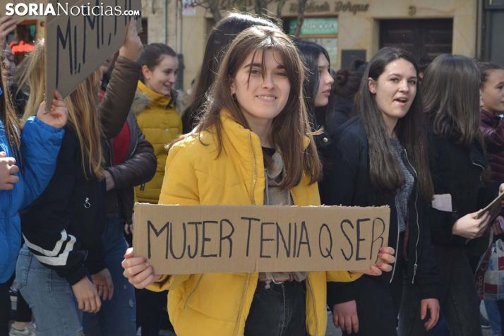 El 16,18% de los alumnos sorianos secunda la huelga del 8M