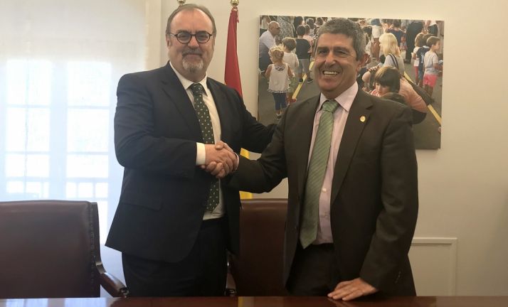 Fernando Rey (izda.) y Jesús María Sánchez. /Jta.