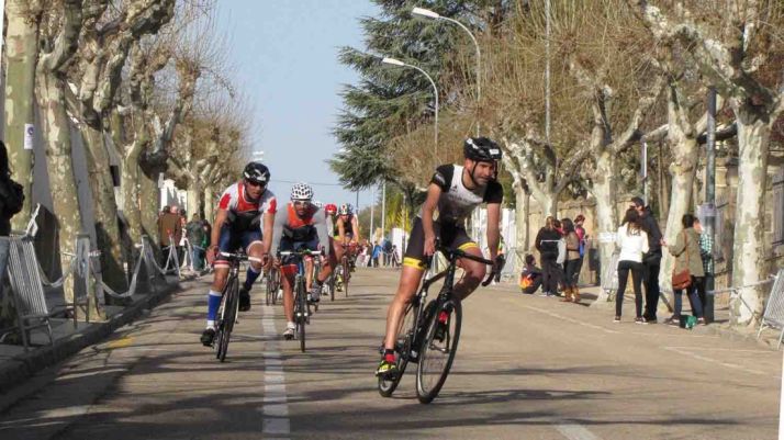 Ciclismo en el duatlón de Soria. 
