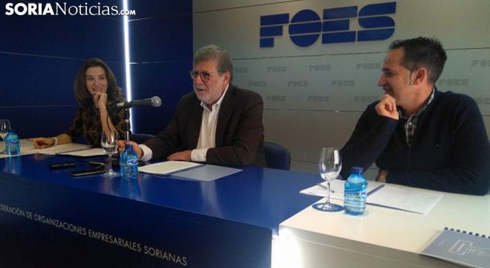 Una imagen de la rueda informativa en FOES este viernes. /SN