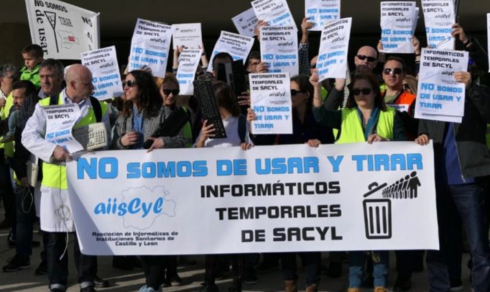 Los informáticos del Sacyl, convocados a la huelga este jueves