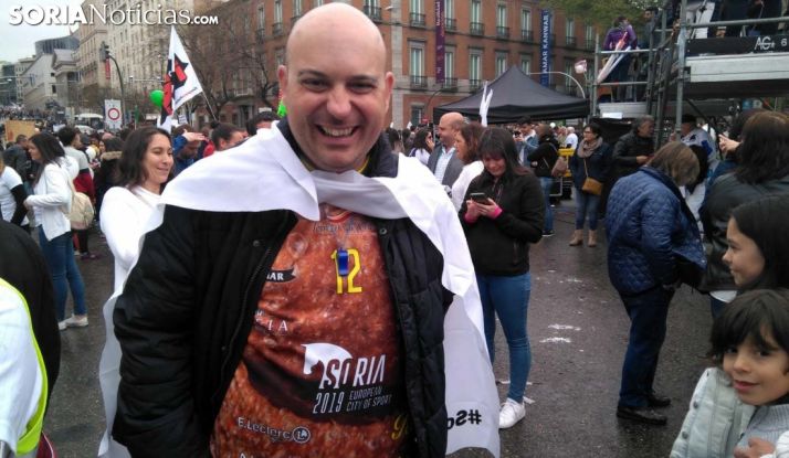 Juanjo Delgado, este domingo en la Revuelta de la #EspañaVaciada. /SN