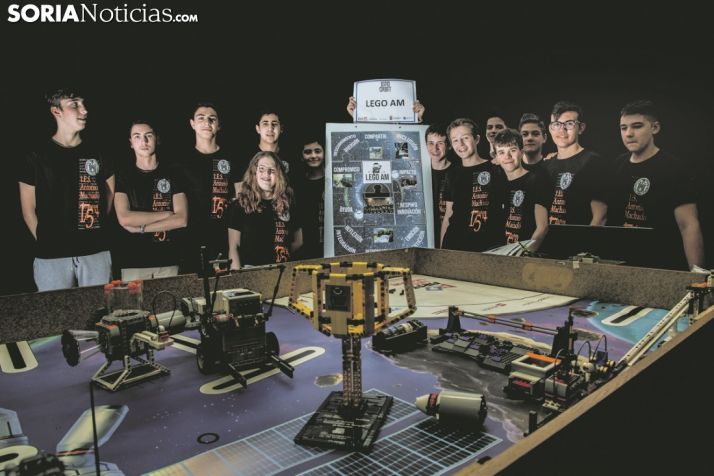 El equipo Lego del IES Machado. Carmen de Vicente