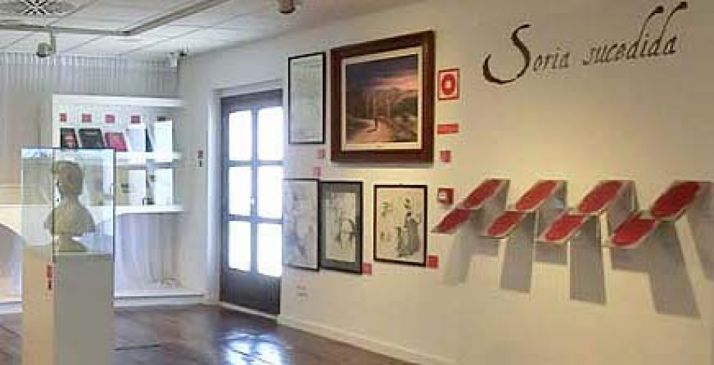 Imagen del museo Casa de los Poetas, en el Casino, lugar de referencia de la estancia de Machado en Soria. 