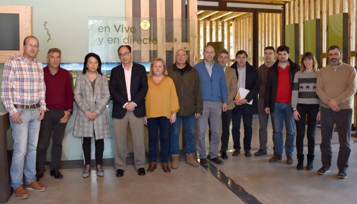 Miembros del Patronato del parque y de la casa. /Jta.