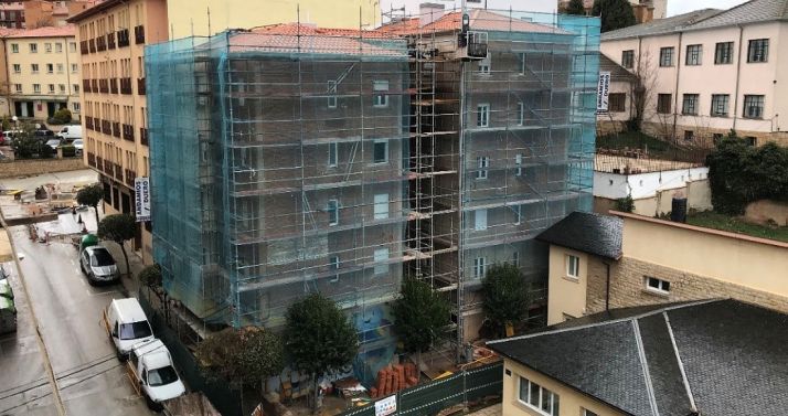 Una imagen del edificio en Sanz Oliveros. /DOS