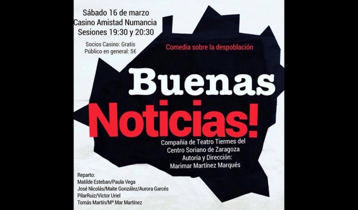 Teatro sobre la despolación este sábado en el Casino