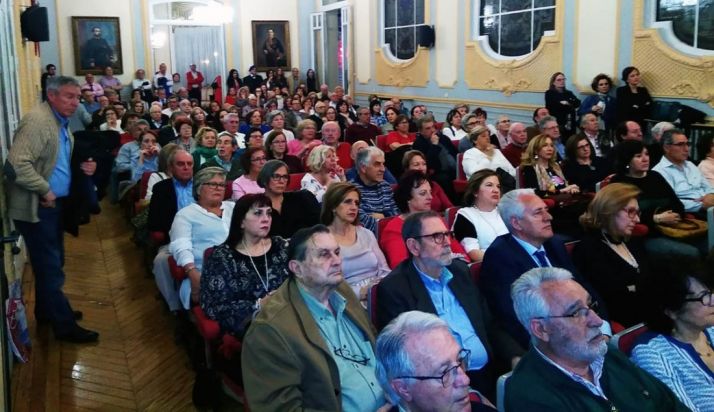 Una imagen de la presentación del libro. 