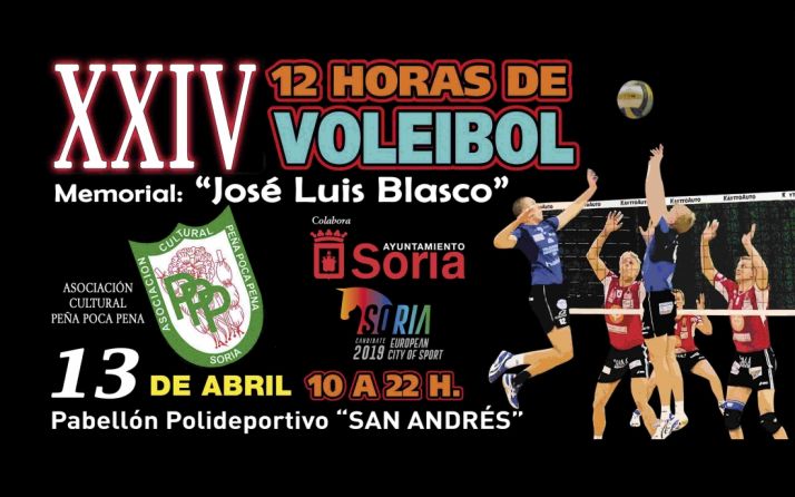 El 12 de abril, las 12 horas de voleibol de la Poca Pena