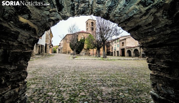 Imagen de parte del núcleo de Yangüas.