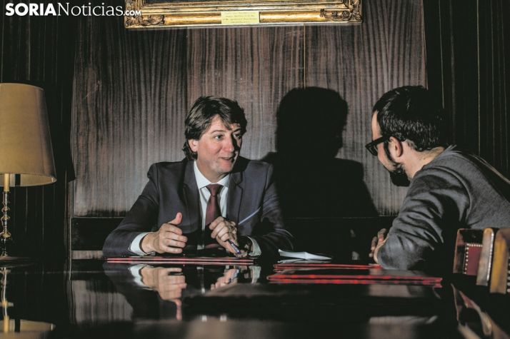 Carlos Martínez, alcalde de Soria, entrevistado por Soria Noticias. SN