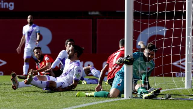 El Numancia cayó (1-0) en Son Moix durante el encuentro de ida. 