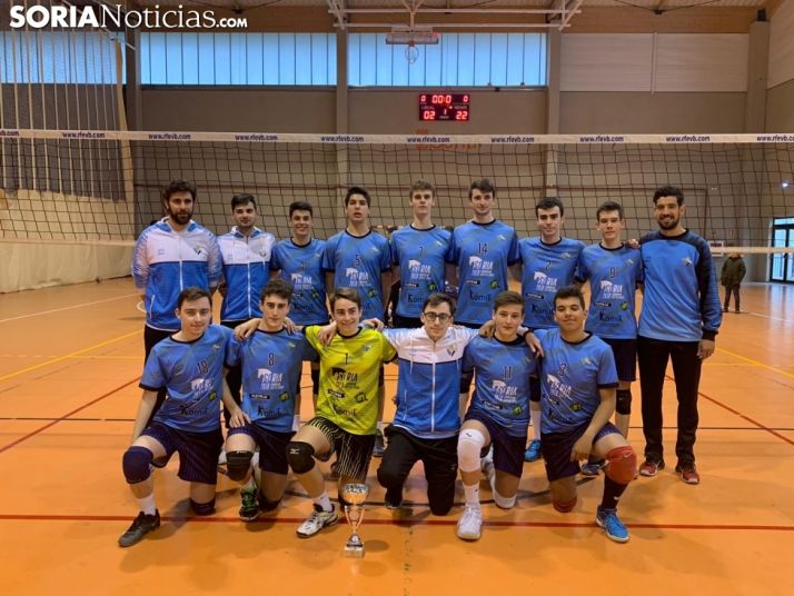 Equipo Juvenil del Río Duero en el Regional que ha acogido Soria este año. SN