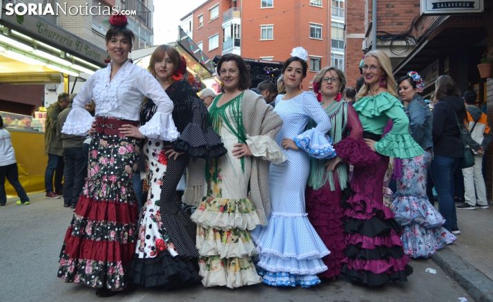 Una imagen del ambiente esta tarde de lunes en el Calaverón. /SN